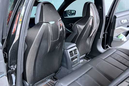 G8X Dry Carbon Fiber Seat Back Covers