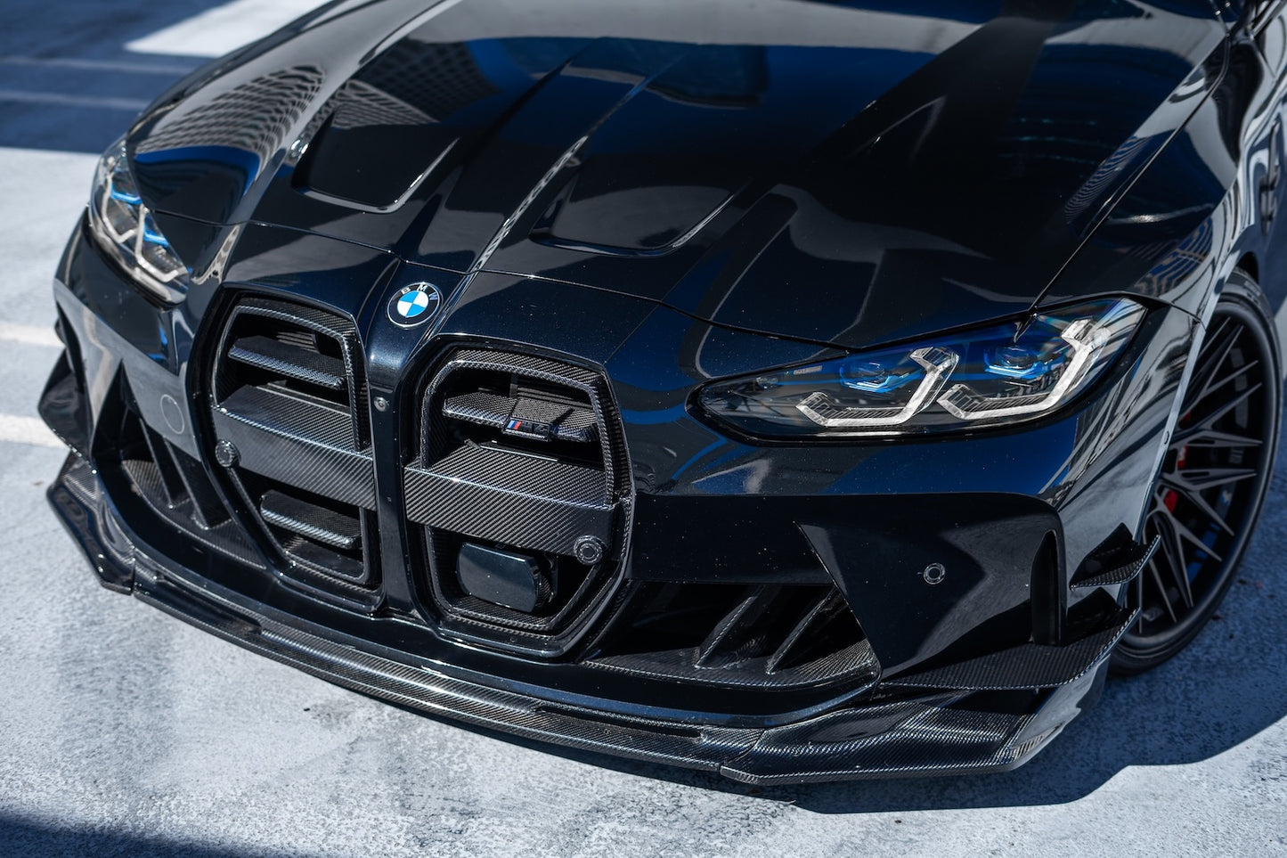 G8X Dry Carbon Fiber V-Style Front Aero Lip