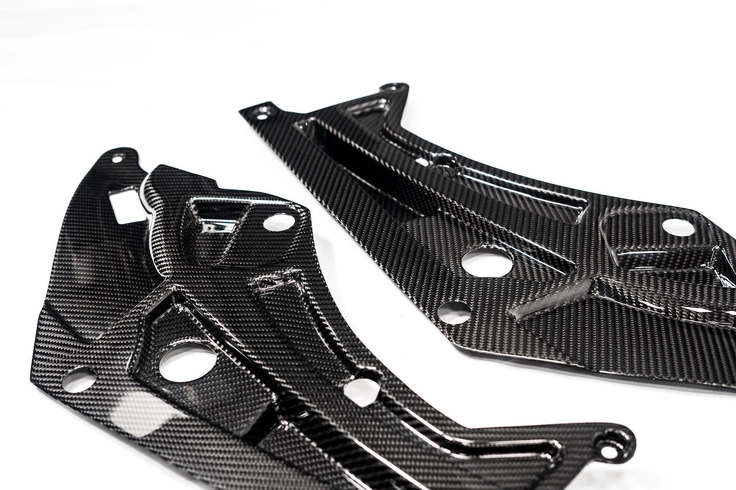 G8X Dry Carbon Fiber Engine Bay Trim Set