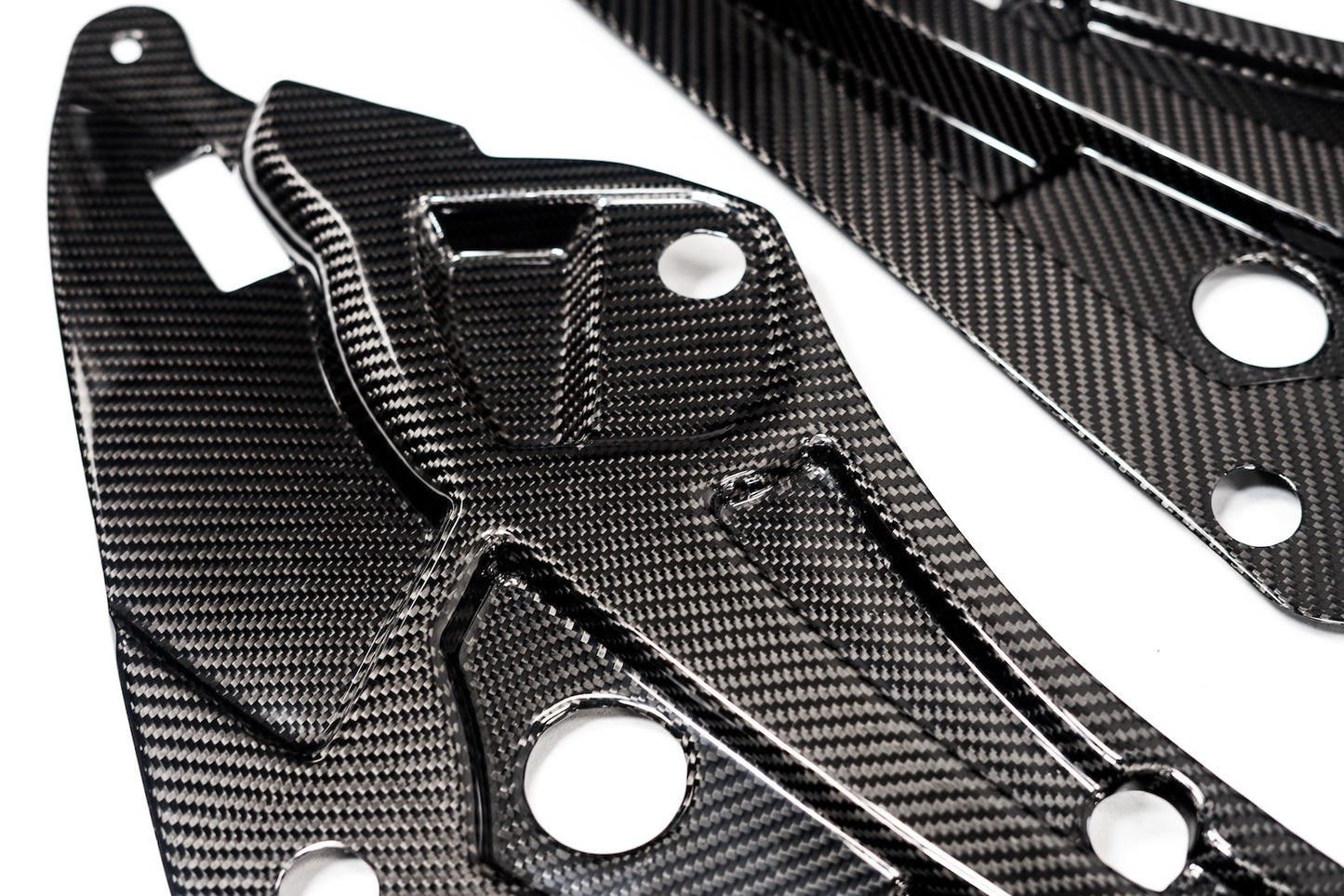 G8X Dry Carbon Fiber Engine Bay Trim Set