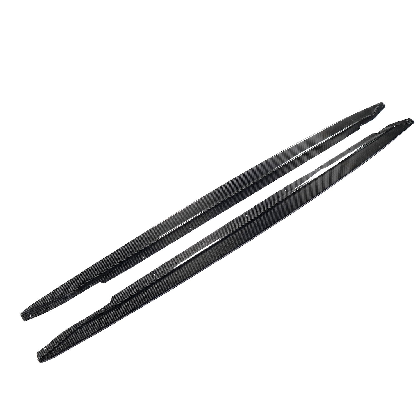 G8X Dry Carbon Fiber Side Skirt Extensions